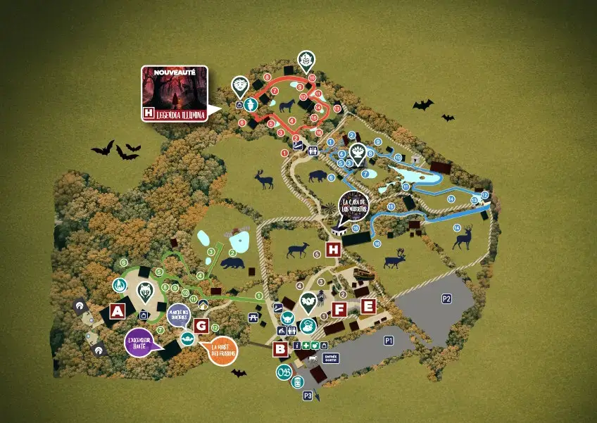 Plan du Parc