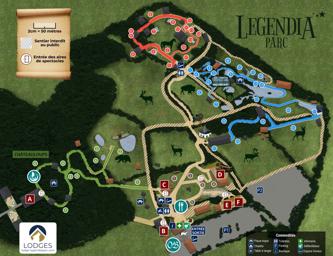 Plan du Parc